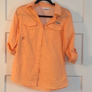 Columbia PFG Fishing Button Up Long Sleeve Shirt